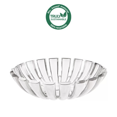  Guzzini - Dolcevita - Cestino rotondo da tavola in eco-plastica dal design moderno - SKU: 297401 