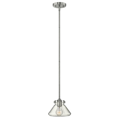 Hinkley - Congress - Lampada a sospensione design moderno in acciaio diffusore in vetro trasparente - Colore: Cromato - 1 Lampadina - E27 - 100W - IP20 - SKU: HK-CONGRESS-P-A-CM
