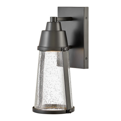Hinkley Miles Lanterna da parete da esterno in materiale composito diffusore in vetro a 1 luce Colore: Nero