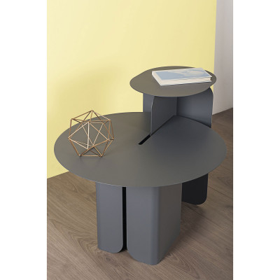 Formae - Tavolinetto da salotto in acciaio verniciato in stile moderno "Hiphop" - SKU: HIPHUU