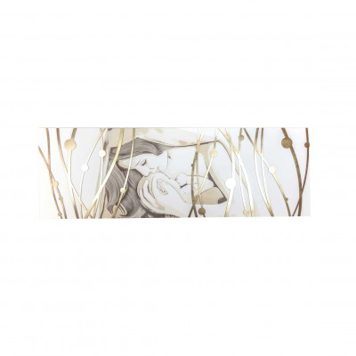 I Dettagli - Dea - Capezzale da parete in legno con incisioni a laser dal design moderno 150x50 - Colore: Oro - SKU: PAN501501DEA-O