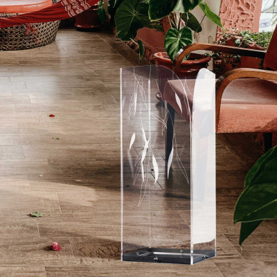 I Dettagli - Vienna - Portaombrelli in plexiglass dal design moderno con incisione a laser - SKU: POP1950VI