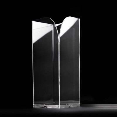 I Dettagli Air Portaombrelli in plexiglass dalle linee moderne ed eleganti Colore: Trasparente