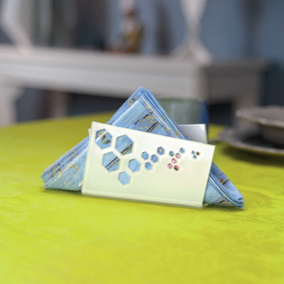  I Dettagli - Sheliak - Portatovaglioli porta salviettine con struttura in plexiglass dal design moderno - SKU: CP515 