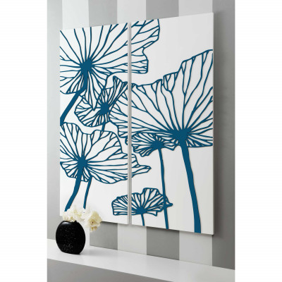  I Dettagli - Delicatesse - Quadro set 2 pannelli in legno dal design moderno ed elegante - SKU: PAN100120-B/P 