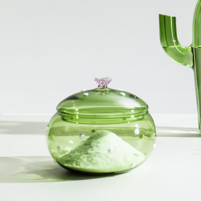  Ichendorf - Desert Plants - Barattolo in vetro a forma di cactus - Colore: Verde - SKU: 09352250 