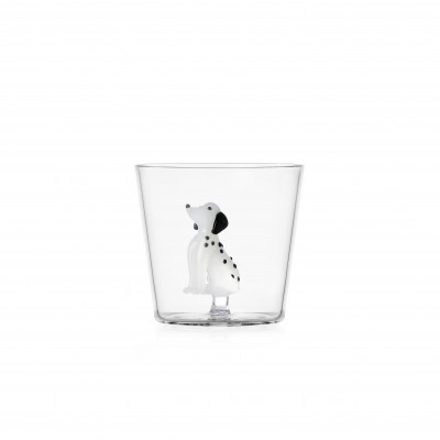  Ichendorf - Dogs - Tumbler in vetro con Dalmata - Colore: Bianco/Nero - SKU: 09354295-2 