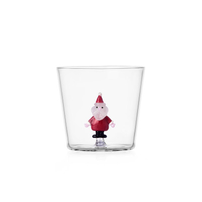  Ichendorf - Christmas Tales - Tumbler in vetro versione natalizia con babbo natale - Colore: Trasparente - SKU: 0935209514 