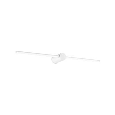 Ideal lux - Filo - Applique a led con struttura in alluminio dal design moderno - Colore: Bianco - 1 Lampadina - Led Integrato - 13W - Lumen 1400 - Gradi Kelvin 3000k Luce Calda - IP20 - SKU: 310138