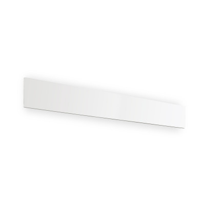 Ideal lux - Zig Zag - Applique a led con struttura in alluminio grande dal design moderno - Colore: Bianco - 1 Lampadina - Led Integrato - 30W - Lumen 4250 - Gradi Kelvin 3000k Luce Calda - IP20 - SKU: 277219