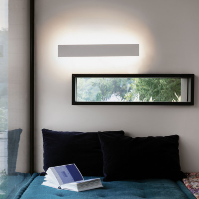 Ideal lux - Zig Zag - Applique a led con struttura in alluminio media dal design moderno - Colore: Bianco - 1 Lampadina Led Integrato 23W - Lumen 3200 - Gradi Kelvin 4000k Luce Naturale - IP20 - SKU: 277240