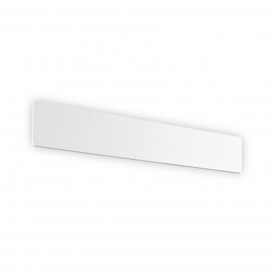 Ideal lux - Zig Zag - Applique a led con struttura in alluminio media dal design moderno - Colore: Bianco - 1 Lampadina - Led Integrato - 23W - Lumen 3000 - Gradi Kelvin 3000k Luce Calda - IP20 - SKU: 179308