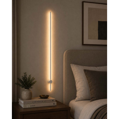 Ideal lux Essence Applique a led con struttura lunga in alluminio dal design moderno Colore: Bianco