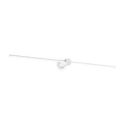 Ideal lux - Filo - Applique a led grande con struttura in alluminio dal design moderno - Colore: Bianco - 1 Lampadina - Led Integrato - 16W - Lumen 1950 - Gradi Kelvin 3000k Luce Calda - IP20 - SKU: 327778