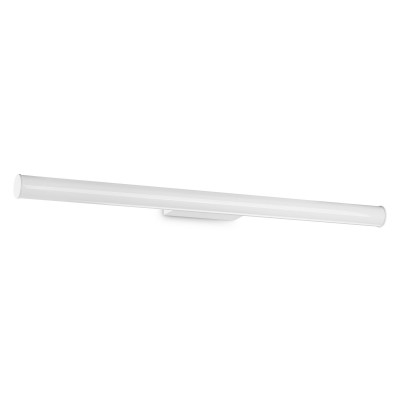 Ideal lux - Pretty - Applique a led lunga con struttura in alluminio e diffusore in policarbonato - Colore: Bianco - 1 Lampadina Led Integrato 24W - Lumen 3050 - Gradi Kelvin 3000k Luce Calda - IP54 - SKU: 287768