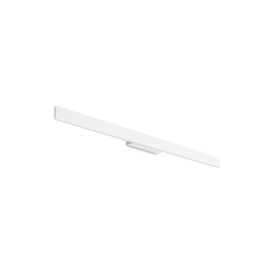 Ideal lux Linea Applique a led per esterni piccola in alluminio e diffusore in vetro Colore: Bianco