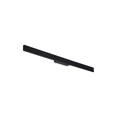 Ideal lux Linea Applique a led per esterni piccola in alluminio e diffusore in vetro Colore: Nero