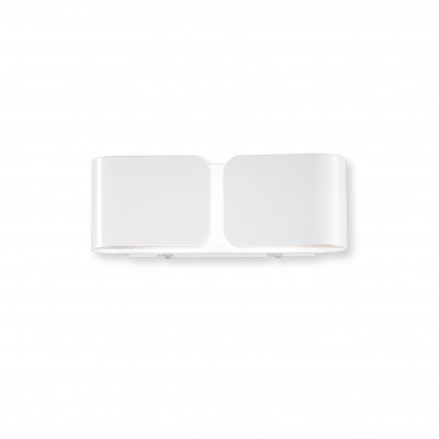 Ideal lux - Clip - Applique a parete con struttura in metallo dal design moderno - Colore: Bianco - 2 Lampadine - G9 - 40W - IP20 - SKU: 049236