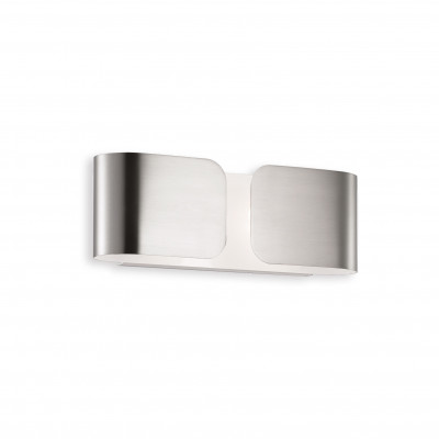 Ideal lux - Clip - Applique a parete con struttura in metallo dal design moderno - Colore: Cromato - 2 Lampadine - G9 - 40W - IP20 - SKU: 049229