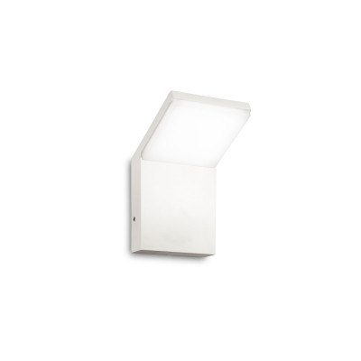Ideal lux Style Applique da esterno a led con struttura in alluminio e diffusore in acrilico Colore: Bianco