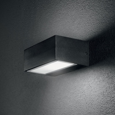 Ideal lux - Twin - Applique da esterno con struttura in alluminio e 2 diffusori in vetro - 1 Lampadina G9 28W - IP44 - SKU: 11535