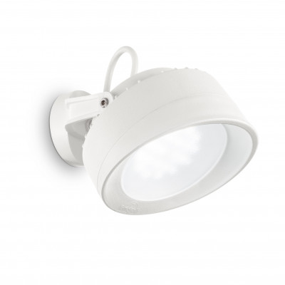 Ideal lux Litio Applique da esterno con struttura in resina e diffusore orientabile Colore: Bianco