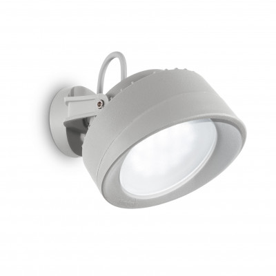 Ideal lux Litio Applique da esterno con struttura in resina e diffusore orientabile Colore: Grigio