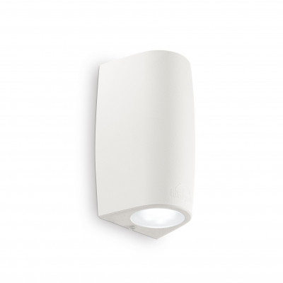 Ideal lux Keope Applique da esterno con struttura in resina e doppio diffusore in acrilico Colore: Bianco