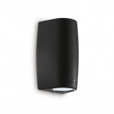 Ideal lux Keope Applique da esterno con struttura in resina e doppio diffusore in acrilico Colore: Nero