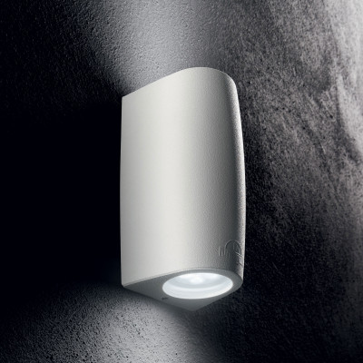 Ideal lux - Keope - Applique da esterno con struttura in resina e doppio diffusore in acrilico - 2 Lampadine GU10 6W - IP55 - SKU: 14777