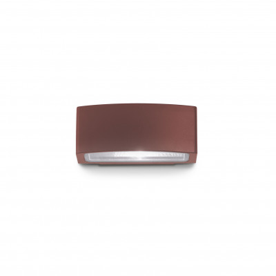 Ideal lux Andromeda Applique da esterno corta con struttura in alluminio e 2 diffusori in vetro Colore: Caffelatte