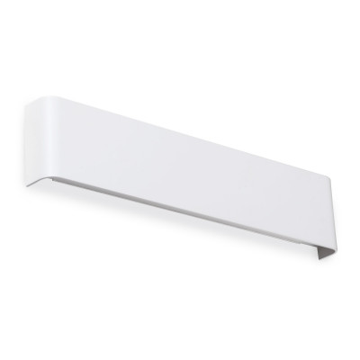 Ideal lux - Delta - Applique da parete a led con struttura in alluminio corta - 1 Lampadina Led Integrato 14W - Lumen 1650 - Gradi Kelvin 4000k Luce Naturale - IP20 - SKU: 34519P