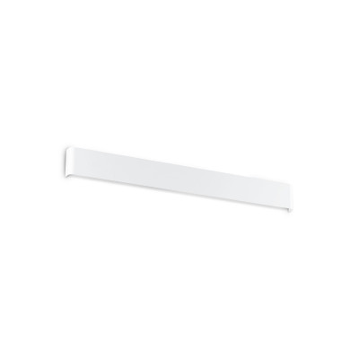 Ideal lux - Delta - Applique da parete a led con struttura in alluminio lunga - Colore: Bianco - 1 Lampadina - Led Integrato - 30W - Lumen 3500 - Gradi Kelvin 4000k Luce Naturale - IP20 - SKU: 307039