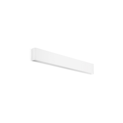 Ideal lux - Delta - Applique da parete a led con struttura in alluminio media - 1 Lampadina Led Integrato 19W - Lumen 2250 - Gradi Kelvin 4000k Luce Naturale - IP20 - SKU: 30701M