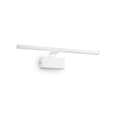 Ideal lux - Alma - Applique da parete a led struttura in metallo e diffusore satinato - Colore: Bianco - 1 Lampadina - Led Integrato - 12W - Lumen 1350 - Gradi Kelvin 3000k Luce Calda - IP20 - SKU: 224985