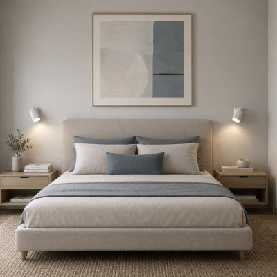 Ideal lux Rudy Applique da parete con struttura in alluminio con diffusore quadrato orientabile Colore: Bianco
