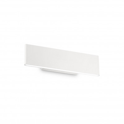Ideal lux - Desk - Applique da parete con struttura in alluminio e diffusori in acrilico a led - Colore: Bianco - 1 Lampadina - Led Integrato - 12W - Lumen 900 - Gradi Kelvin 3000k Luce Calda - IP20 - SKU: 138251