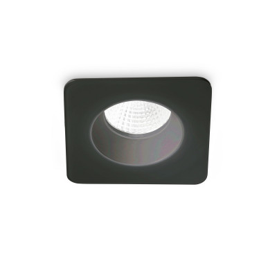 Ideal lux - Room-65 - Faretto da incaso a led con struttura in alluminio quadrata - 1 Lampadina Led Integrato 7W - Lumen 750 - Gradi Kelvin 3000k Luce Calda - IP20 - SKU: 25204