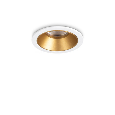 Ideal lux - Game Trim - Faretto da incasso piccolo a led con struttura in allumnio rotondo - 1 Lampadina Led Integrato 5W - Lumen 650 - Gradi Kelvin 3000k Luce Calda - IP20 - SKU: 33714P