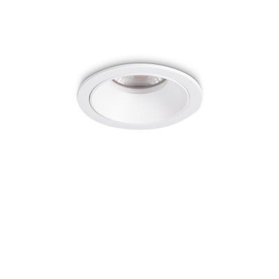 Ideal lux - Game Trim - Faretto da incasso piccolo a led con struttura in allumnio rotondo - Colore: Bianco/Bianco - 1 Lampadina - Led Integrato - 5W - Lumen 650 - Gradi Kelvin 3000k Luce Calda - IP20 - SKU: 337142