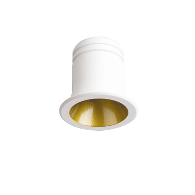 Ideal lux - Virus - Faretto da incasso a led con struttura rotonda in alluminio - 1 Lampadina Led Integrato 3W - Lumen 210 - Gradi Kelvin 3000k Luce Calda - IP20 - SKU: 24480