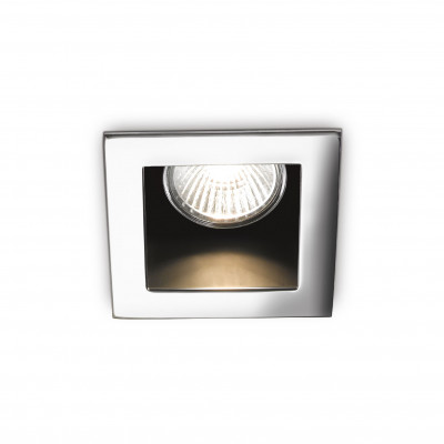 Ideal lux - Funky - Faretto da incasso in alluminio con struttura quadrata - 1 Lampadina GU10 50W - IP20 - SKU: 08322