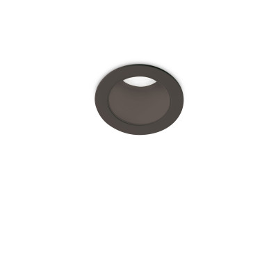 Ideal lux - Quark - Faretto da incasso piccolo a led con struttura rotonda in alluminio - 1 Lampadina Led Integrato 3W - Lumen 160 - Gradi Kelvin 3000k Luce Calda - IP20 - SKU: 32747P