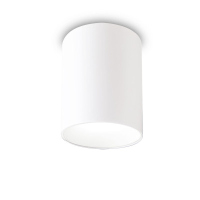 Ideal lux - Nitro - Faretto da soffitto a led struttura in alluminio e diffusore in acrilico grande - Colore: Bianco - 1 Lampadina - Led Integrato - 25W - Lumen 2350 - Gradi Kelvin 3000k Luce Calda - IP20 - SKU: 319568