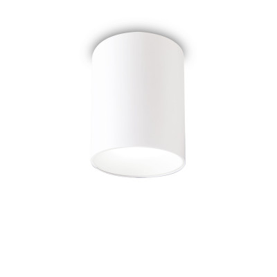 Ideal lux - Nitro - Faretto da soffitto a led struttura in alluminio e diffusore in acrilico medio - Colore: Bianco - 1 Lampadina - Led Integrato - 15W - Lumen 1400 - Gradi Kelvin 3000k Luce Calda - IP20 - SKU: 205977