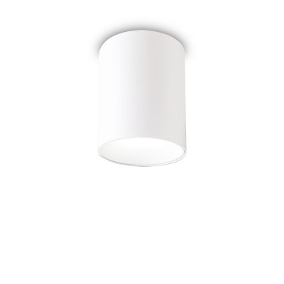 Ideal lux - Nitro - Faretto da soffitto a led struttura in alluminio e diffusore in acrilico piccolo - Colore: Bianco - 1 Lampadina - Led Integrato - 10W - Lumen 1000 - Gradi Kelvin 3000k Luce Calda - IP20 - SKU: 205991