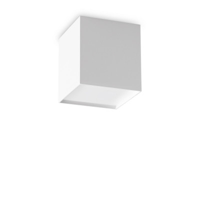 Ideal lux - Kubiko - Faretto da soffitto a led struttura in alluminio e diffusore in policarbonato - Colore: Bianco - 1 Lampadina - Led Integrato - 10W - Lumen 1100 - Gradi Kelvin 3000k Luce Calda - IP20 - SKU: 303321