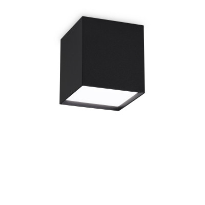 Ideal lux - Kubiko - Faretto da soffitto a led struttura in alluminio e diffusore in policarbonato - 1 Lampadina Led Integrato 10W - Lumen 1100 - Gradi Kelvin 3000k Luce Calda - IP20 - SKU: 30332