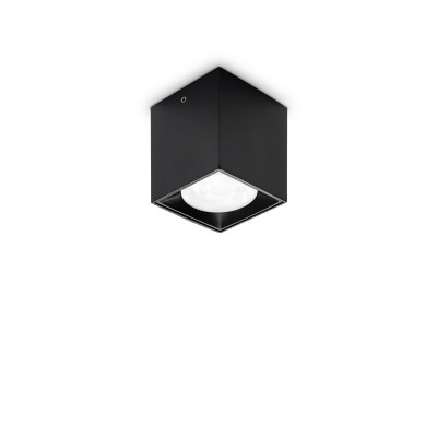 Ideal lux - Nitro - Faretto da soffitto mini a led struttura in alluminio e diffusore in acrilico - 1 Lampadina Led Integrato 5W - Lumen 370 - Gradi Kelvin 3000k Luce Calda - IP20 - SKU: 31979S