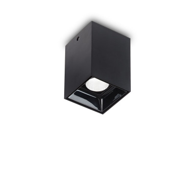Ideal lux - Nitro - Faretto da soffitto piccolo a led struttura in alluminio e diffusore in acrilico - 1 Lampadina Led Integrato 10W - Lumen 1000 - Gradi Kelvin 3000k Luce Calda - IP20 - SKU: 20603P